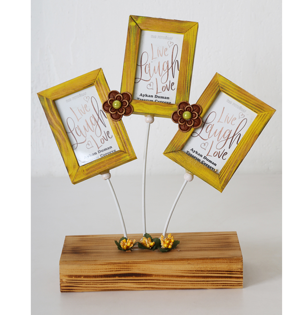 Çerçeve ahşap el yapımı çerçeve