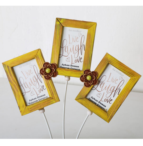 Çerçeve ahşap el yapımı çerçeve