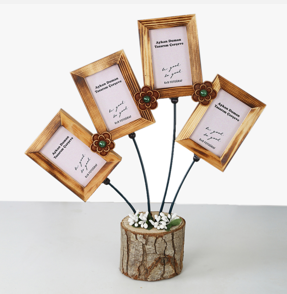 Çerçeve ahşap el yapımı çerçeve fotoğraf ölçüsü 6x9